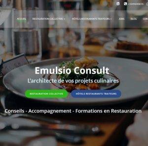 Site web d'Emulsio Consult