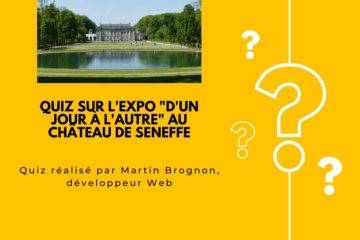 Quiz sur l'expo "D'un jour à l'autre" au château de Seneffe