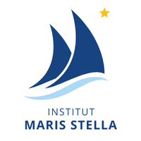 Institut Maris Stella logo conçu par MMBeWeb. Cet institut d'enseignement secondaire à Bruxelles a choisi MMBeWeb pour créer et gérer son site Internet en WordPress.