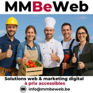 Services au top pour creation refonte de site internet en Belgique . MMbeweb