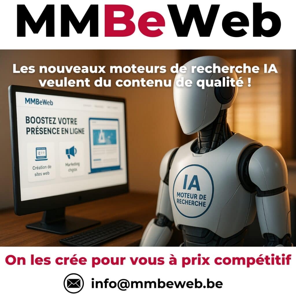 les IA veulent du contenu riche et varié pour vous montrer dans le resultat des recherches MMBEWEB vree pour vous des contenus de qualité.