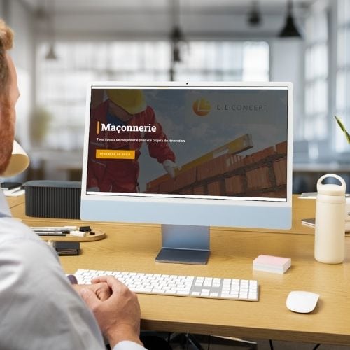 LL Concept site Internet entreprise spécialisée en travaux de rénovation, maçonnerie à Braine-le-Comte.