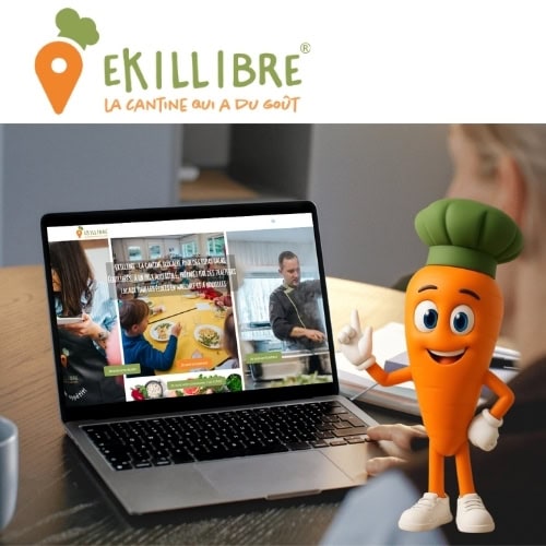 Site Internet Ekillibre géré et conçu par MMBeWeb. Société majeure dans la fourniture de repas sains et équilibrés pour les cantines scolaires, crèches, CPAS, MMBeWeb assure la gestion complète de toute la communication en ligne. Site Internet, blog, réseaux sociaux, Facebook, Instagram, ainsi que leur chaîne YouTube.