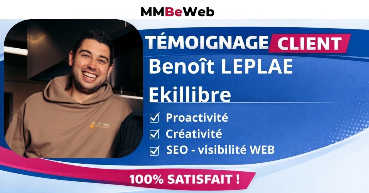 Témoignage de la societe Ekillibre à propos des services de MMBEWEB