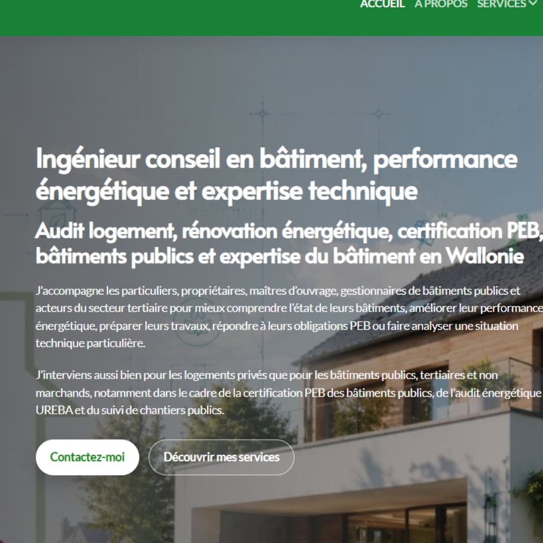 Site internet réalisé par MMBeWeb pour Jean-François Gillard