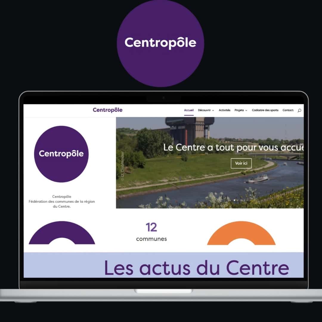 Site WordPress réalisé par MMBeWeb pour Centropole, association des communes de la Région du Centre