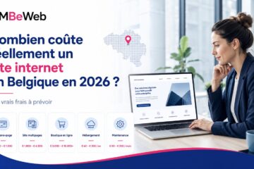 Combien coûte réellement un site internet en Belgique en 2026 – guide des frais de création, d’hébergement et de maintenance
